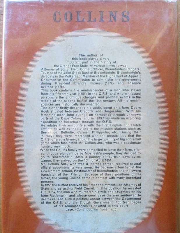 Free Statia Reminiscences of a Lifetime in the Orange Free State