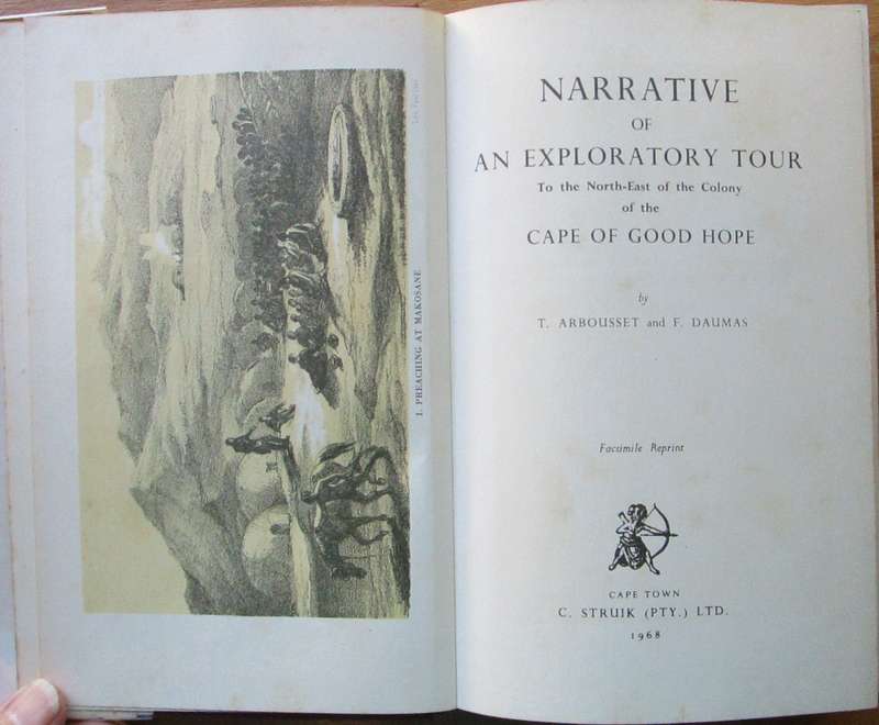 Narrative of an Exploratory Tour to the North-East of the Colony of the Cape of Good Hope, By the Re