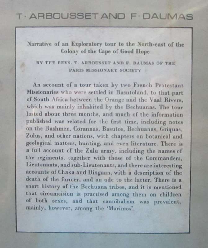 Narrative of an Exploratory Tour to the North-East of the Colony of the Cape of Good Hope, By the Re