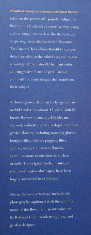 Flowers Portraits of Intimacy