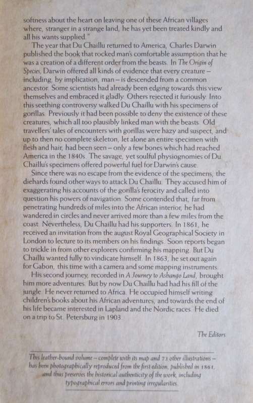 Explorations & Adventures in Equatorial Africa with Accounts of the Manners and Customs of the Peopl