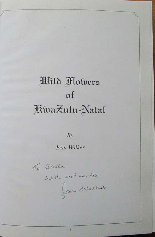 Wild Flowers of KwaZulu-Natal *** SIGNED ***