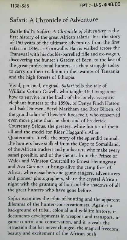 Safari: A Chronicle of Adventure