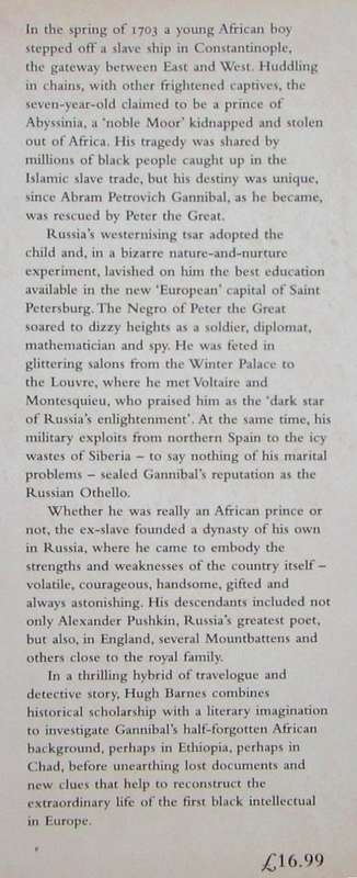 Gannibal: The Moor of Petersburg