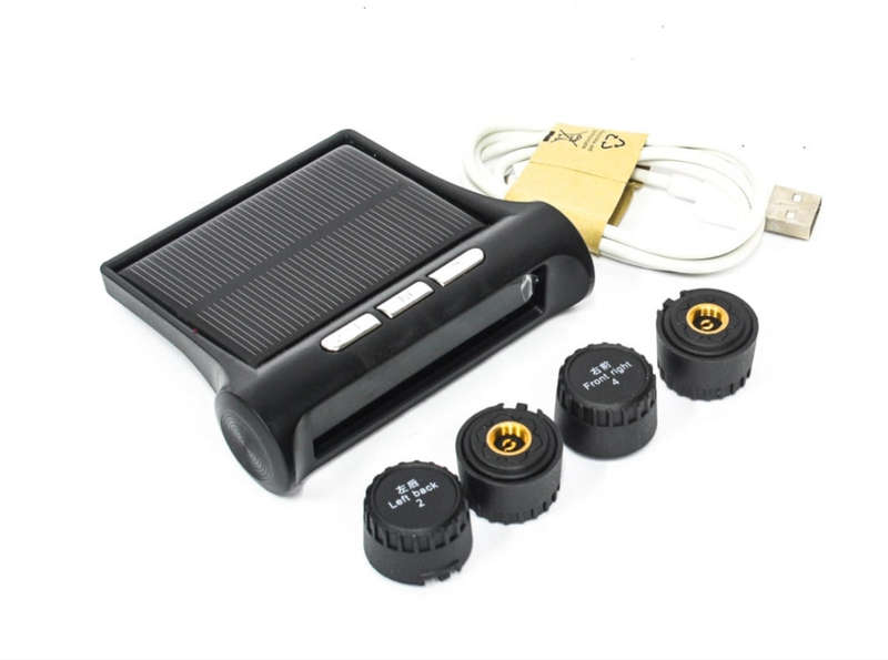 Automatic Solar Tire Pressure Indicator