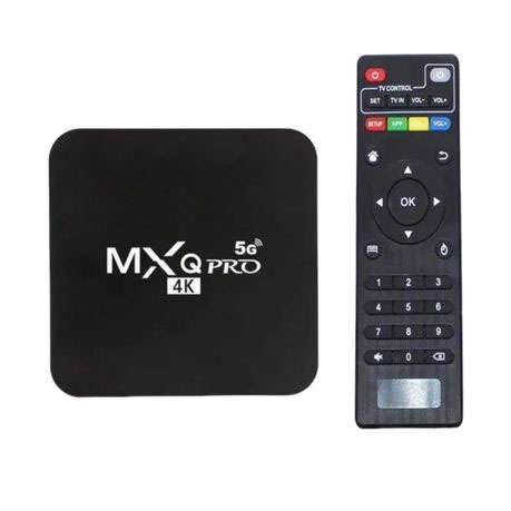 MXQ Pro 5G Android 12.1 TV Box - 4GB RAM + 64GB Storage, 4K Streaming