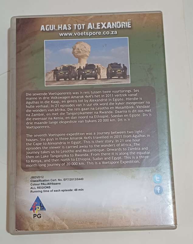 VOETSPORE AGULHAS TOT ALEXANDRIE