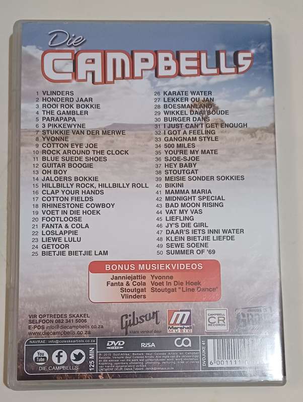 DIE CAMPBELLS - BAPSFONTEIN LIVE