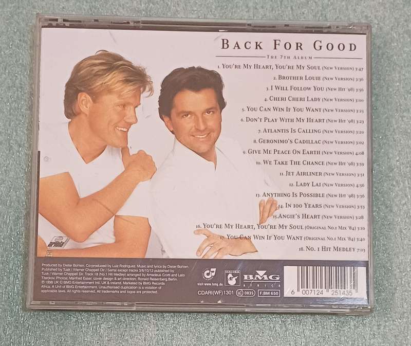 MODERN TALKING - BACK FOR GOOD