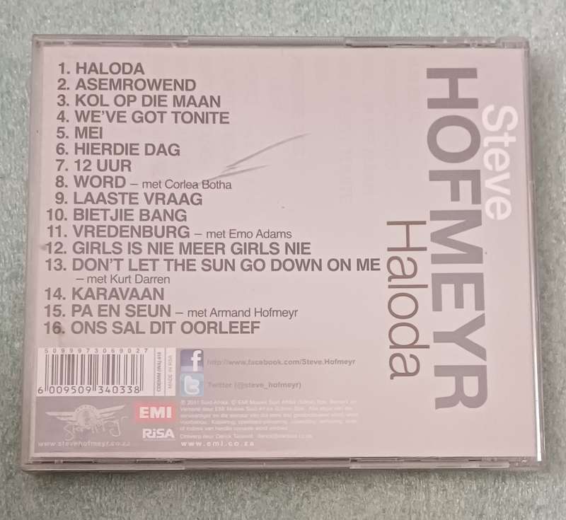 STEVE HOFMEYR - HALODA