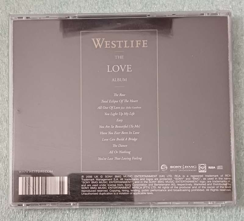 WESTLIFE - THE LOVE ALBUM