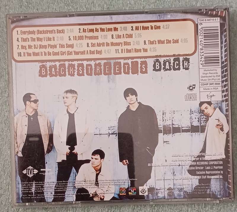 BACKSTREET BOYS - BACKSTREET'S BACK