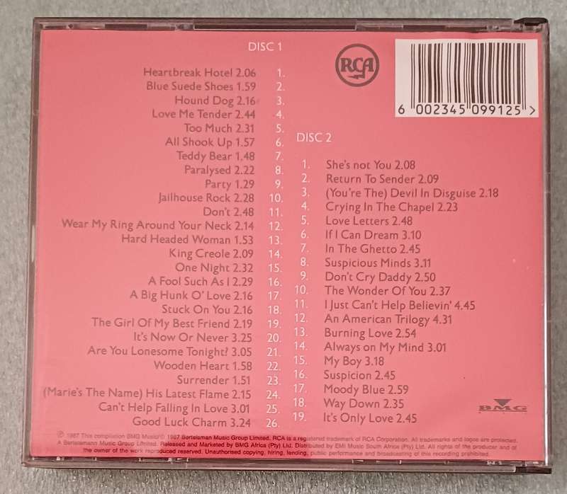 ELVIS PRESLEY - THE ALL TIME GREATEST HITS