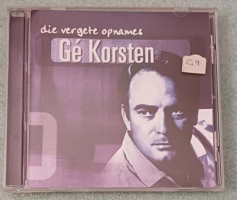 GE KORSTEN - DIE VERGETE OPNAMES