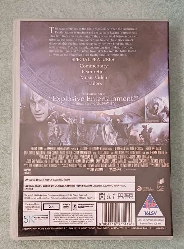 UNDERWORLD - EVOLUTION