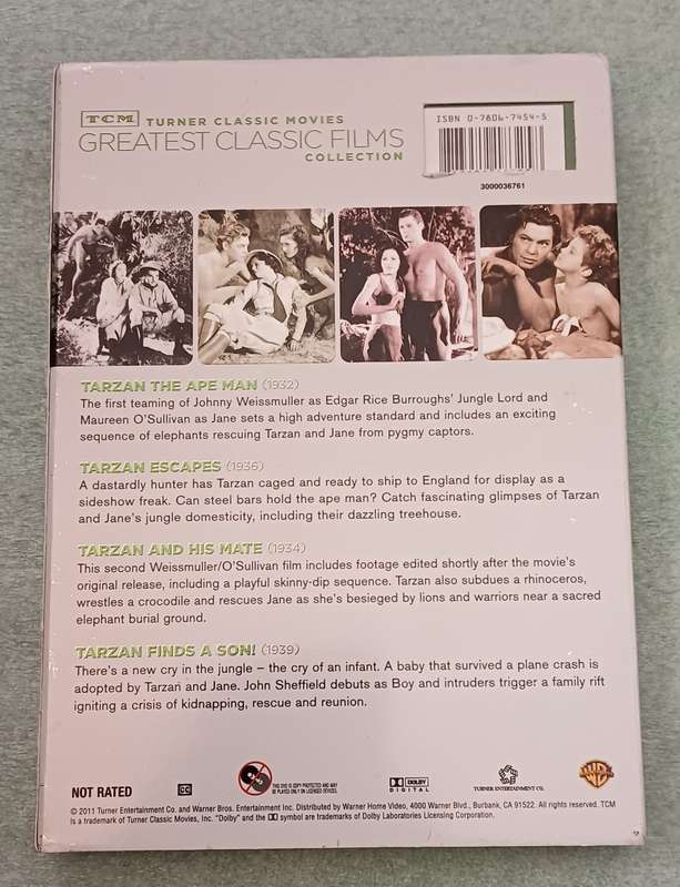 TCM GREATEST CLASSIC FILMS COLLECTION , TARZAN