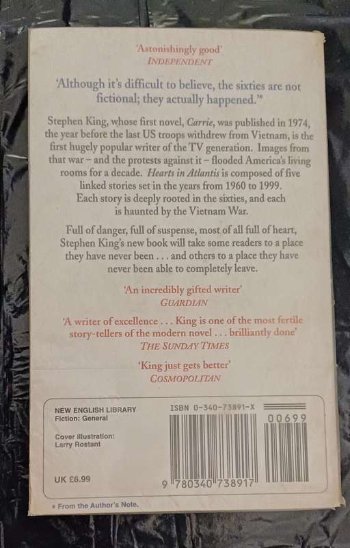 STEPHEN KING - HEARTS IN ATLANTIS