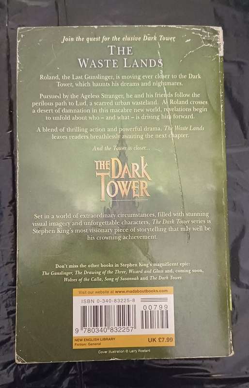 STEPHEN KING - THE DARK TOWER THE WASTE LANDS