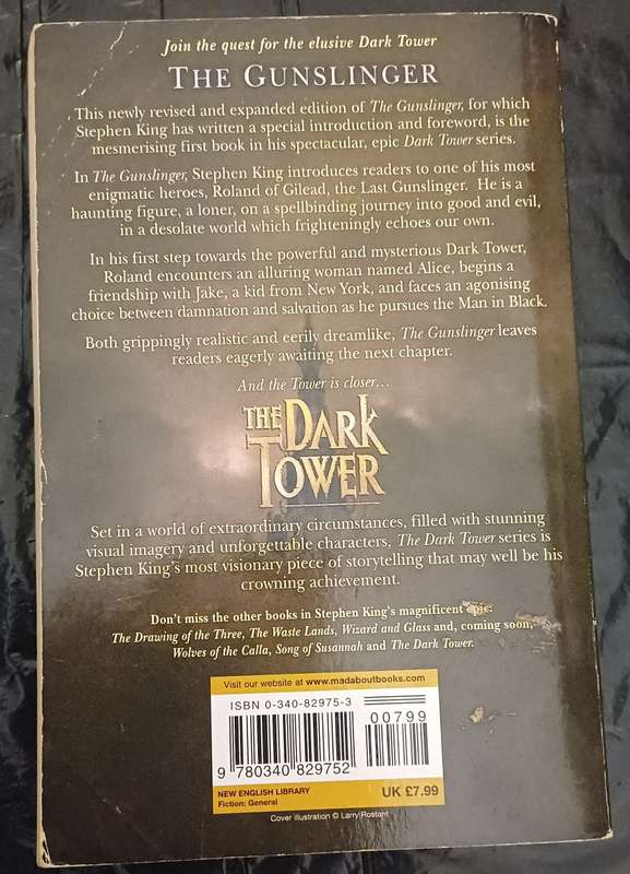STEPHEN KING - THE DARK TOWER THE GUNSLINGER
