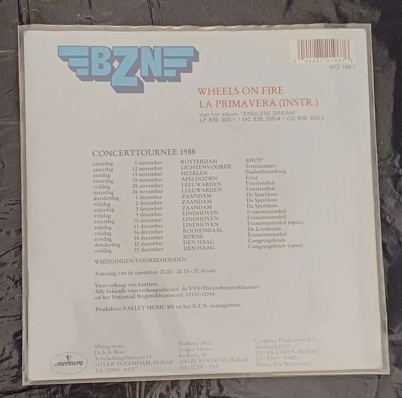 BZN WHEELS ON FIRE