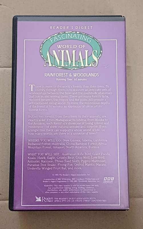 READER'S DIGEST - FASCINATING WORLD OF ANIMALS RAINFOREST & WOODLANDS