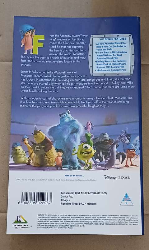 MONSTERS, INC.