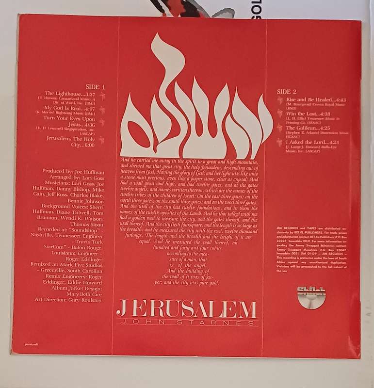 JOHN STARNES - JERUSALEM