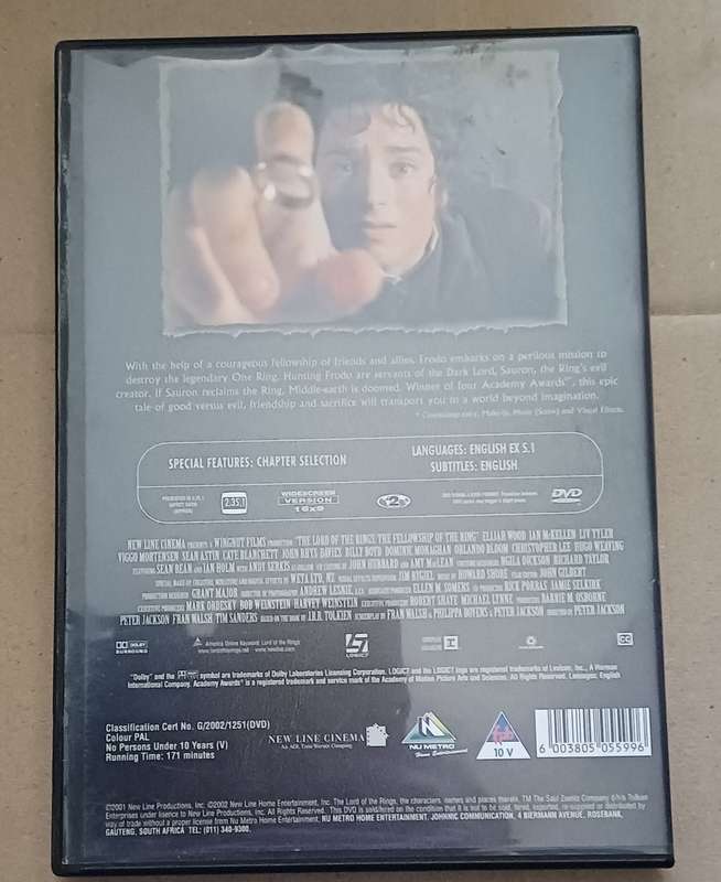 THE LORD OF THE RINGS - THE FELLOWSHIP OF THE RING