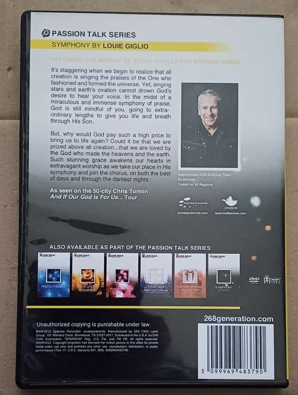LOUIE GIGLIO - SYMPHONY I LIFT MY HANDS