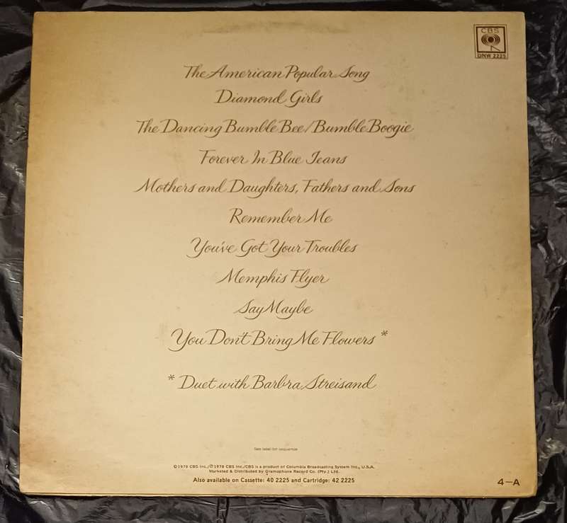 NEIL DIAMOND - YOU DON'T BRING ME FLOWERS