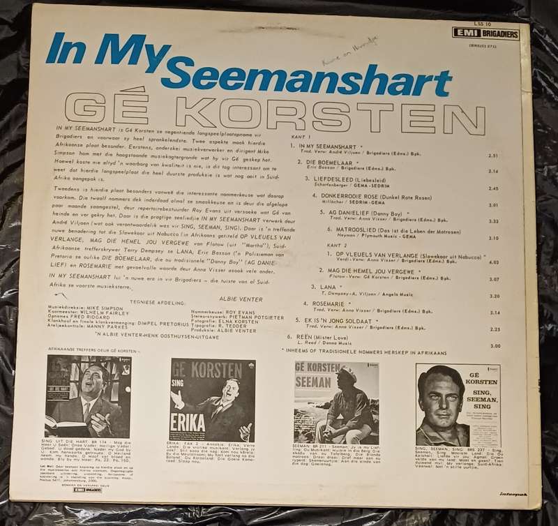 GE KORSTEN - IN MY SEEMANSHART