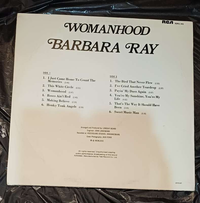 BARBARA RAY - WOMANHOOD