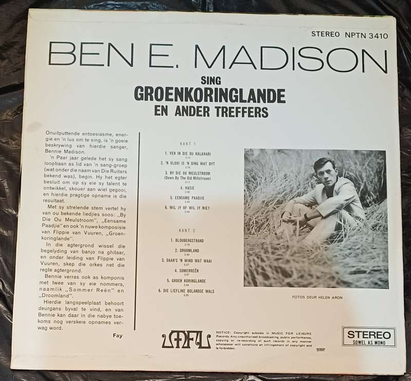 BEN E MADISON - SING GORENKORINGLANDE EN ANDER TREFFERS