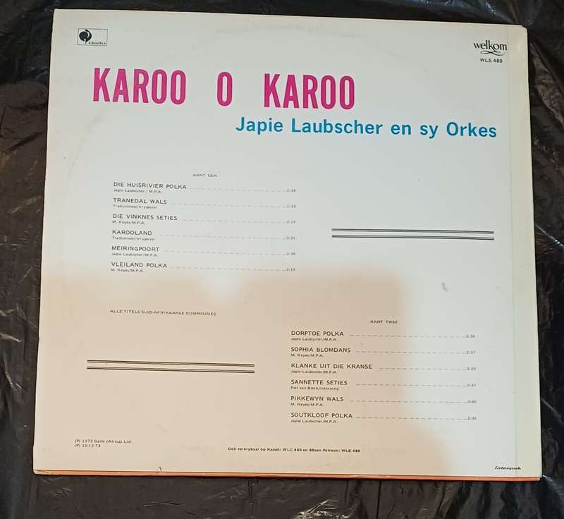 JAPIE LAUBSCHER - KAROO O KAROO
