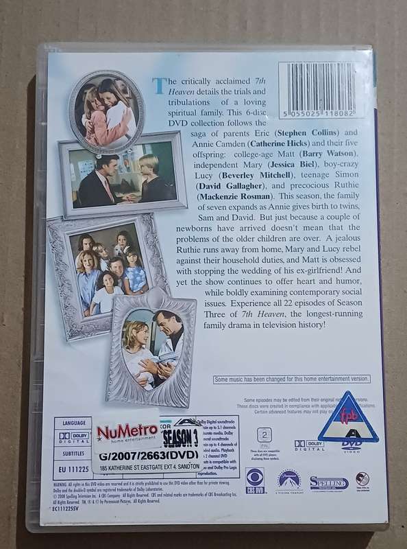 7TH HEAVEN  - THE THIRD SEASON