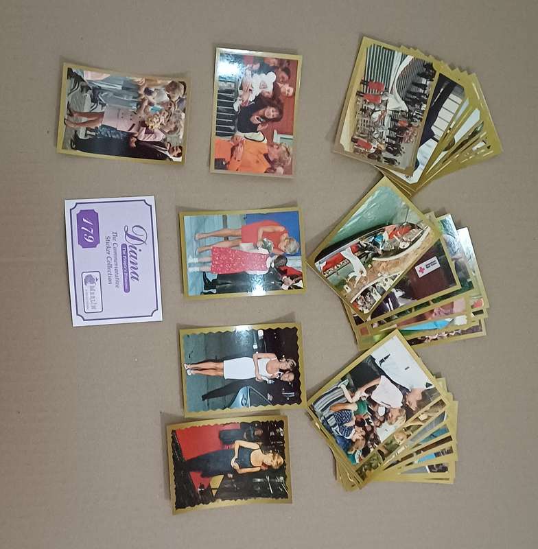DIANA THE PEOPLE'S PRINCESS - THE COMMEMORATIVE STICKER COLLECTION