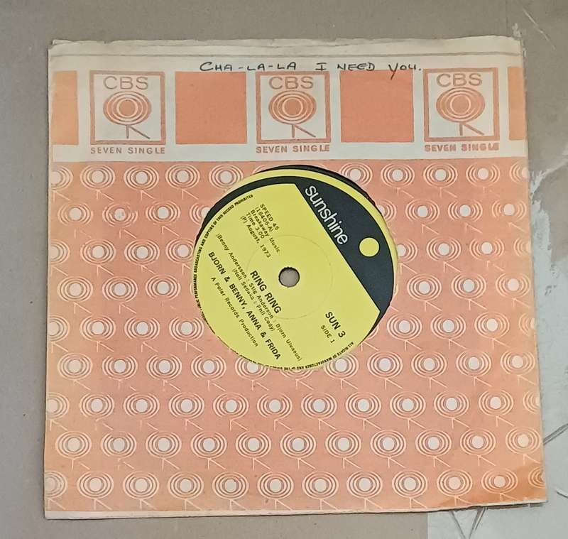 Bjorn & Benny, Anna & Frida (ABBA) - Ring Ring - Vinyl 7" Record