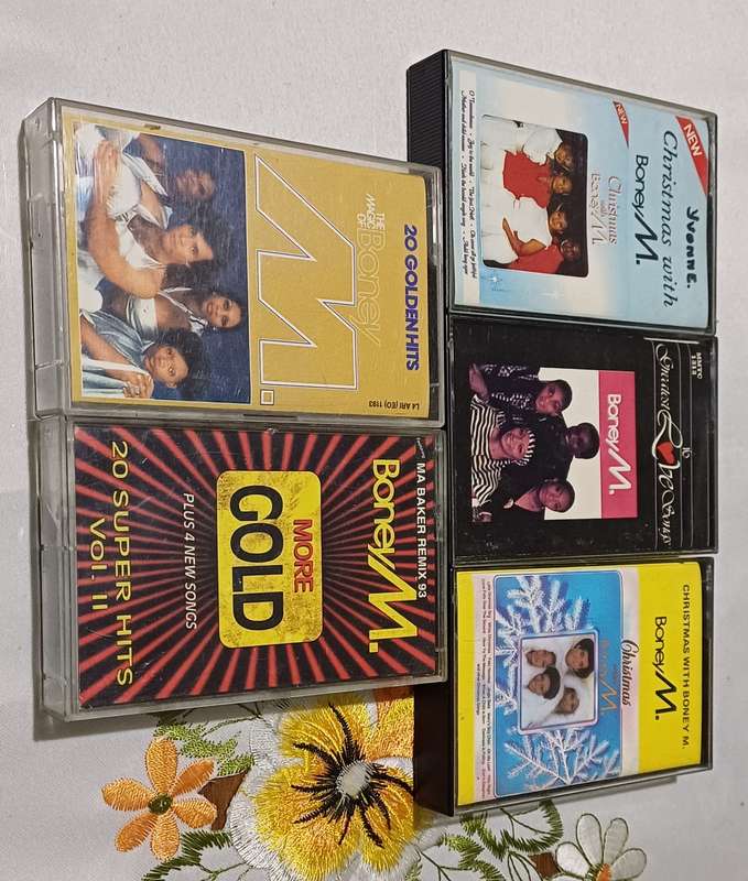 5 BONEY M Cassette Tape's