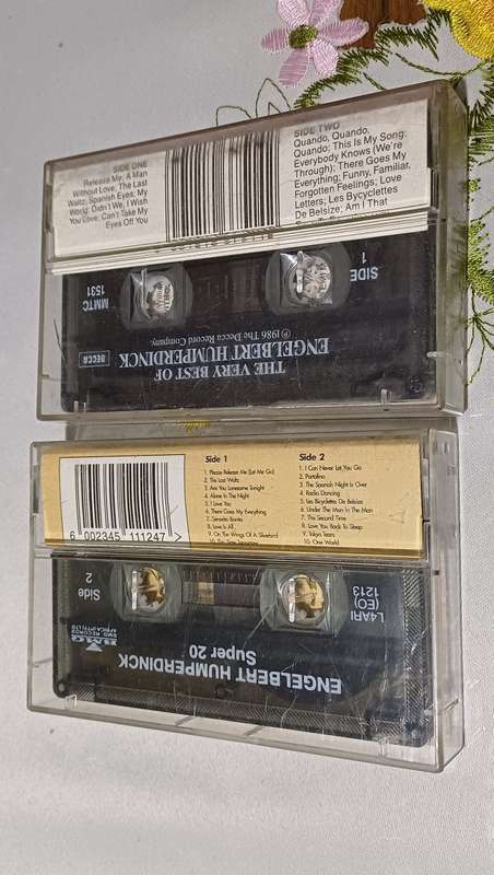 2 ENGELBERT HUMPERDINCK Cassette Tape's