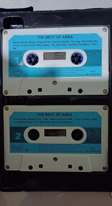 The Best Of Abba Cassette tape Collection