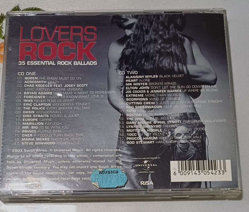 LOVERS ROCK - 35 ESSENTIAL ROCK BALLADS