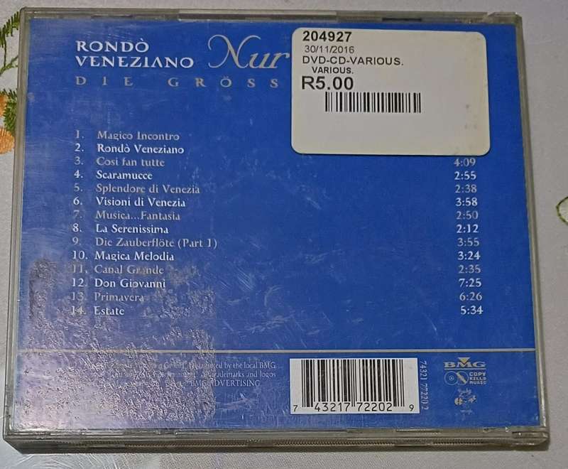 RONDO VENEZIANO - NUR DAS BESTE