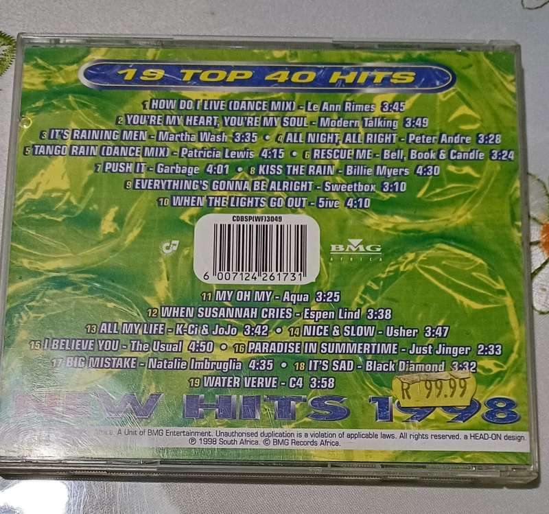 NEW HITS 1998