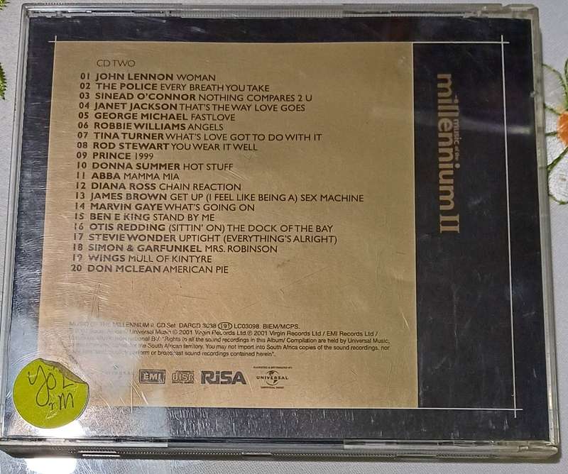 MUSIC OF THE MILLENIUM 2 CD TWO