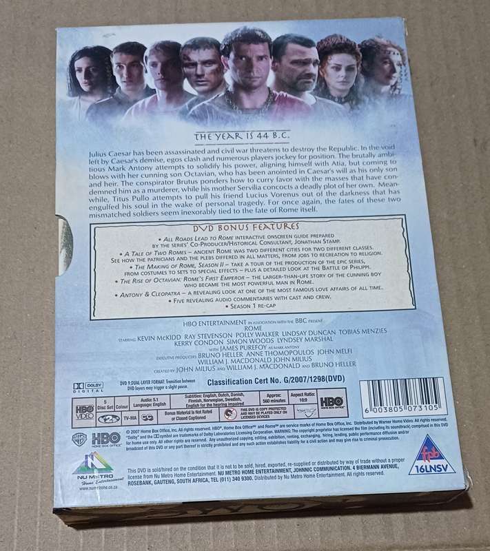 ROME - THE COMPLETE SECOND SEASON
