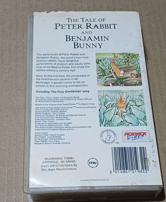 THE TALE OF PETER RABBIT AND BENJAMIN BUNNY
