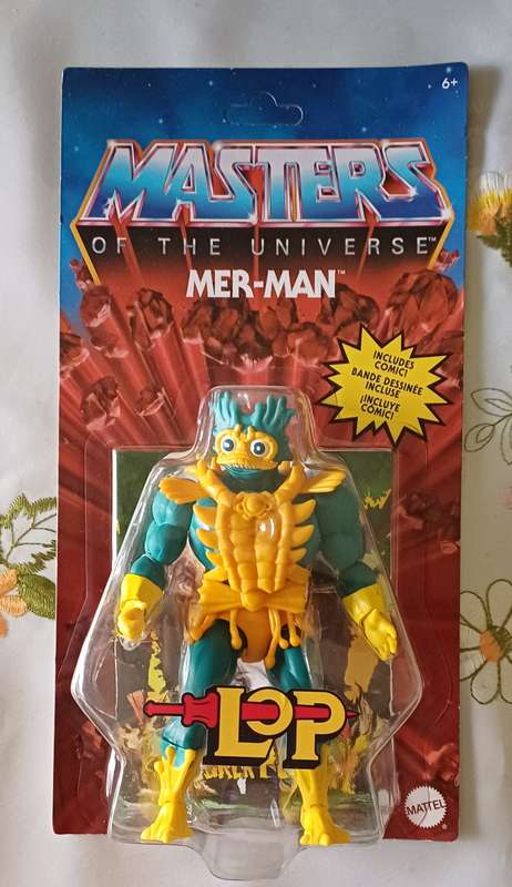 MASTERS OF THE UNVERSE ( MOTU ) MER-MAN ORIGINS LOP