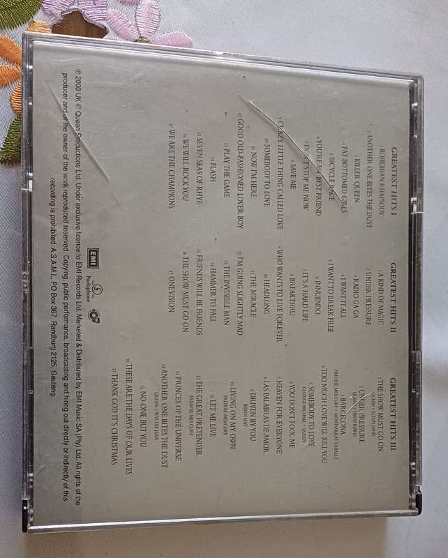 QUEEN - GREATEST HITS 1 2 3 THE PLATINUM COLLECTION
