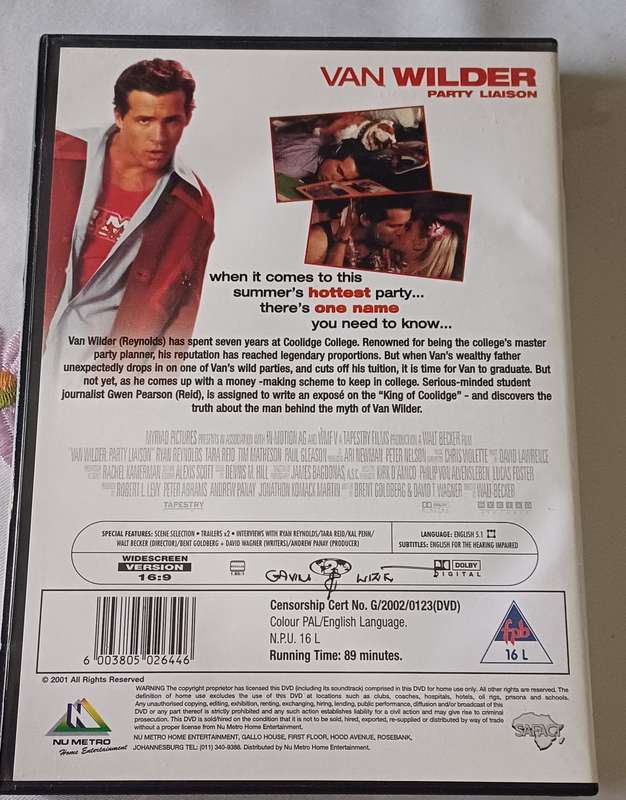 VAN WILDER - PARTY LIAISON