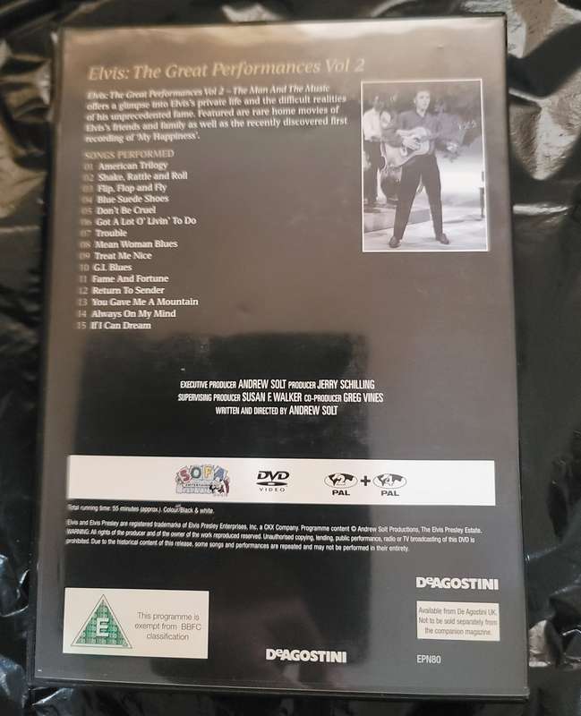ELVIS PRESLEY - THE GREAT PERFORMANCES VOL 2 THE MAN AND THE MUSIC